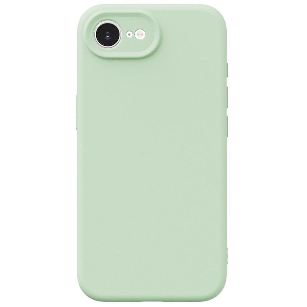 YCADEN For iPhone 16e Case Precise Cutouts TPU Phone Back Cover - Grass Green