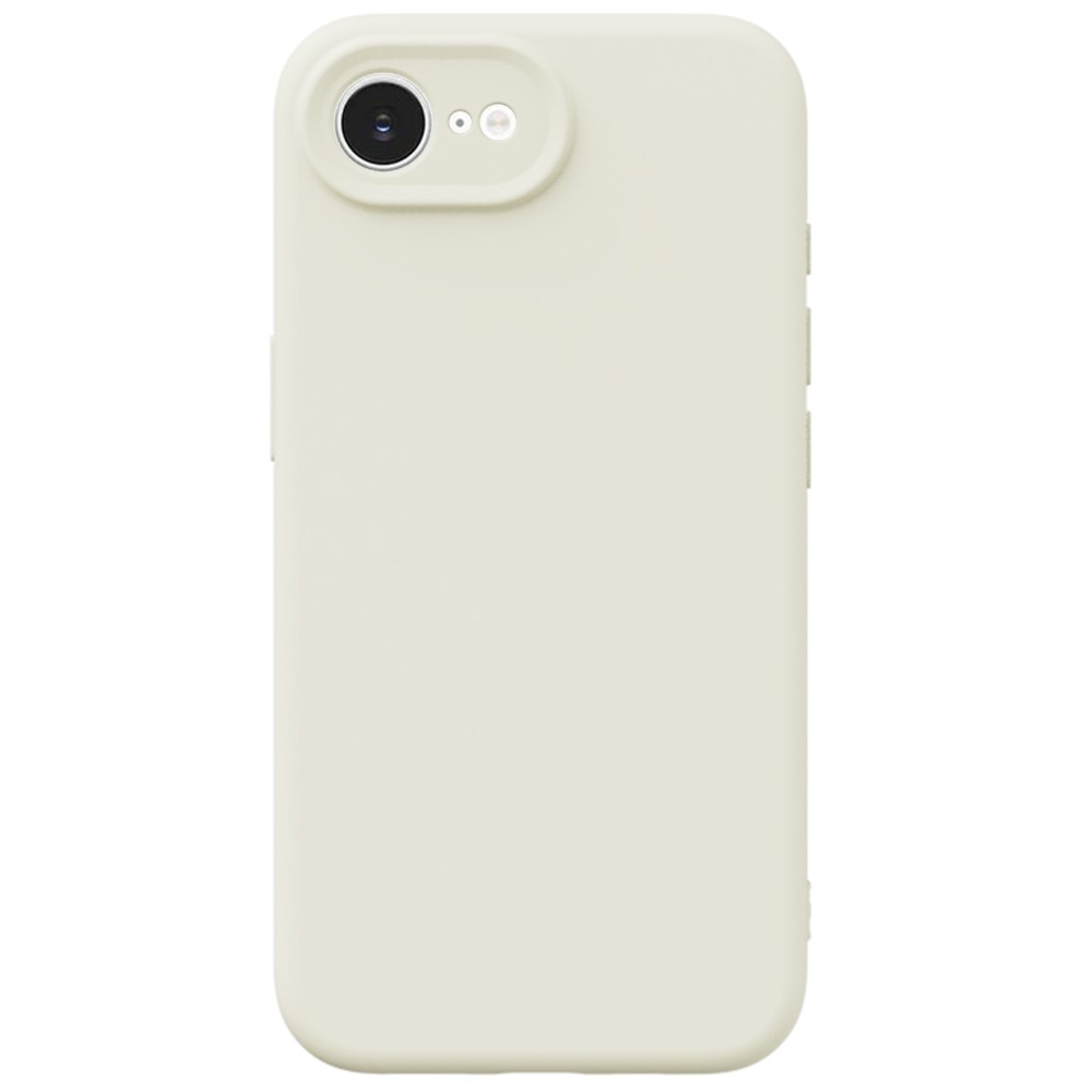 YCADEN For iPhone 16e Case Precise Cutouts TPU Phone Back Cover - Antique White