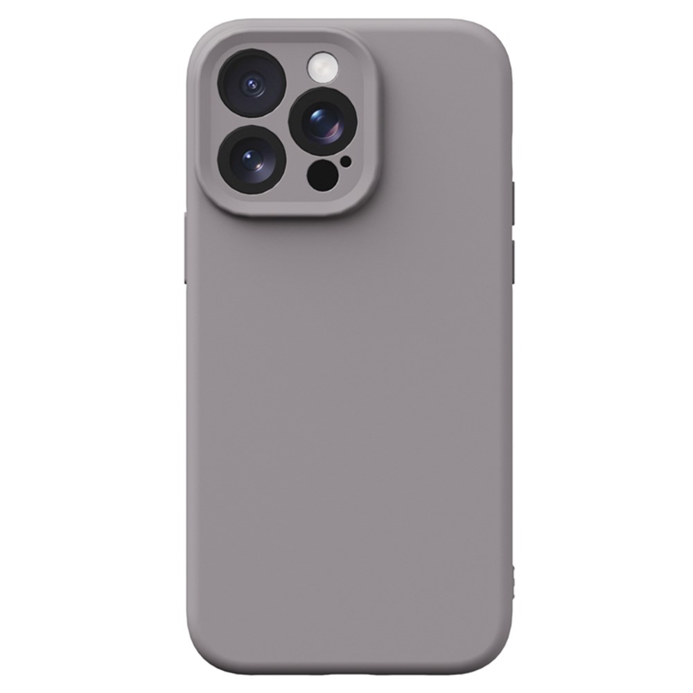 YCADEN For iPhone 15 Pro Case Precise Cutouts TPU Phone Back Cover - Pebble Grey