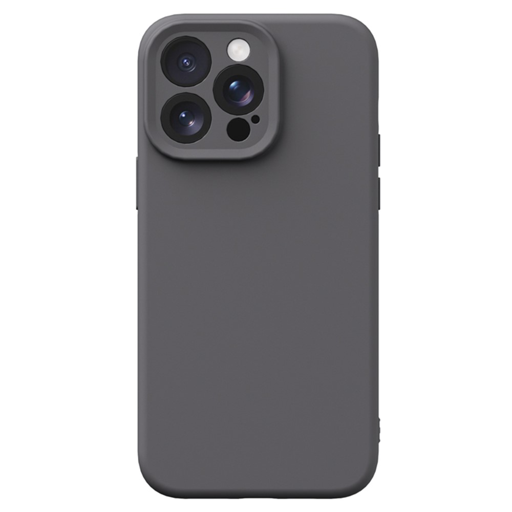 YCADEN For iPhone 15 Pro Case Precise Cutouts TPU Phone Back Cover - Charcoal Grey