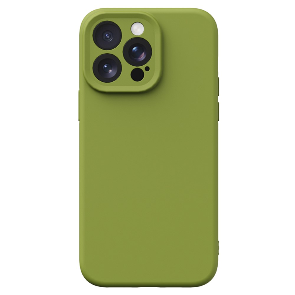 YCADEN For iPhone 15 Pro Max Case Precise Cutouts TPU Phone Back Cover - Bean Green