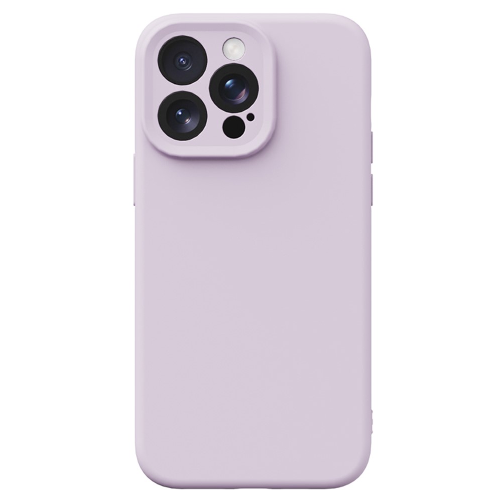 YCADEN For iPhone 15 Pro Max Case Precise Cutouts TPU Phone Back Cover - Morandi Purple