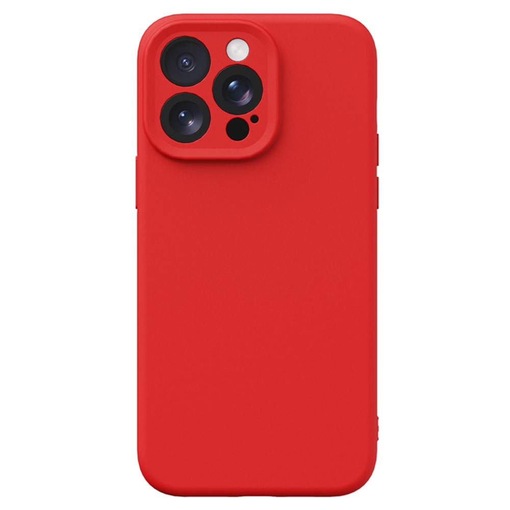 YCADEN For iPhone 15 Pro Max Case Precise Cutouts TPU Phone Back Cover - Chinese Red
