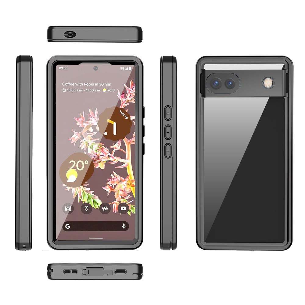 REDPEPPER DOT For Google Pixel 6a IP68 Waterproof Phone Case Transparent Anti-drop Phone Back Cover-11