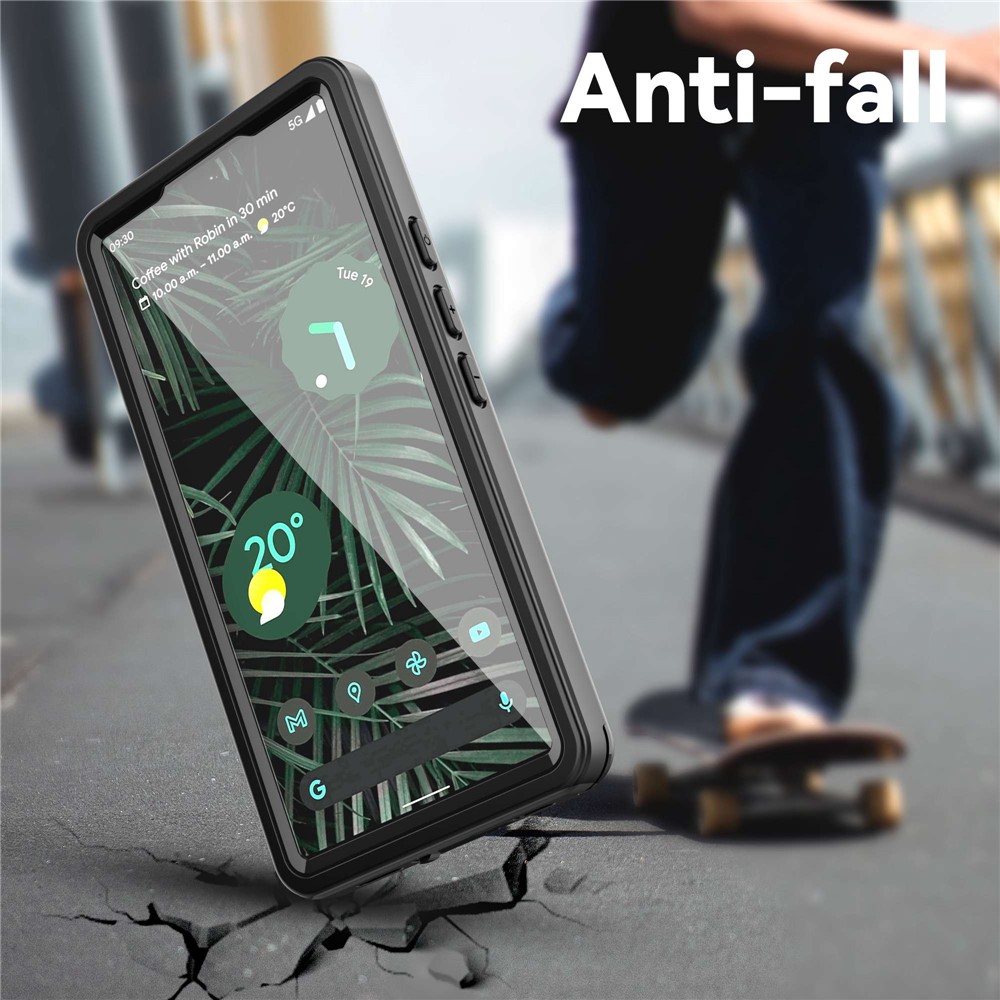 REDPEPPER DOT For Google Pixel 6a IP68 Waterproof Phone Case Transparent Anti-drop Phone Back Cover-5