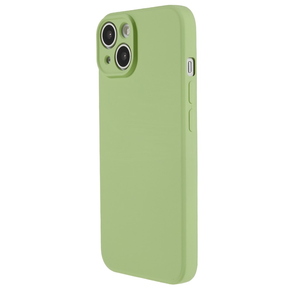 AMORUS For iPhone 15 Plus Case Precise Cutouts TPU Fiber Lining Shockproof Phone Cover - Matcha Green
