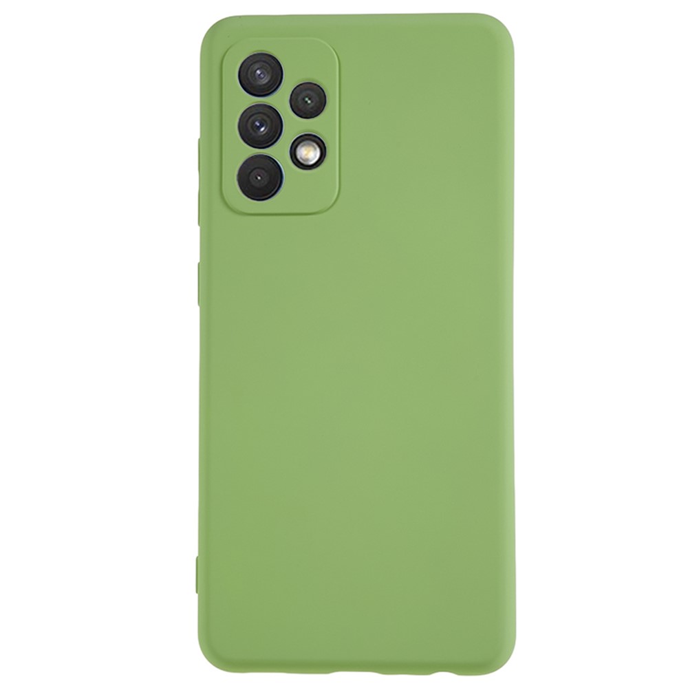 AMORUS For Samsung Galaxy A23 4G  /  5G (Global) Case Precise Cutouts TPU Fiber Lining Shockproof Phone Cover - Matcha Green