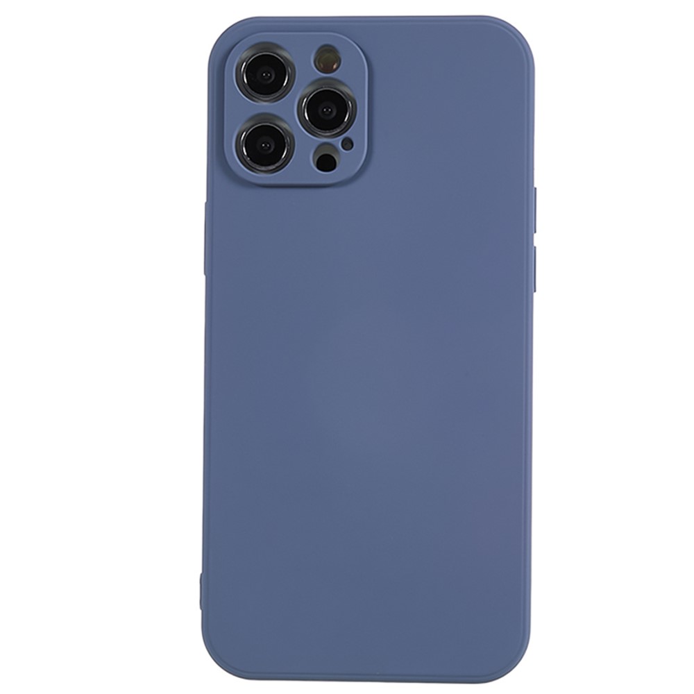 AMORUS For iPhone 12 Pro Case Precise Cutouts TPU Fiber Lining Shockproof Phone Cover - Lavender Grey