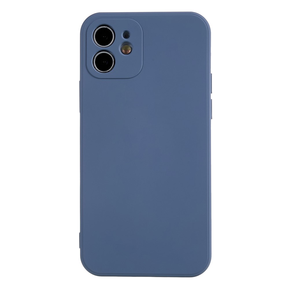 AMORUS For iPhone 12 Case Precise Cutouts TPU Fiber Lining Shockproof Phone Cover - Lavender Grey