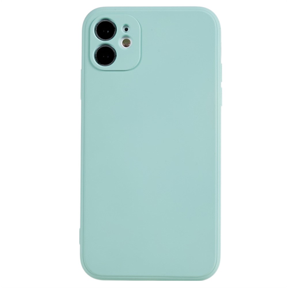 AMORUS For iPhone 11 Case Precise Cutouts TPU Fiber Lining Shockproof Phone Cover - Baby Blue