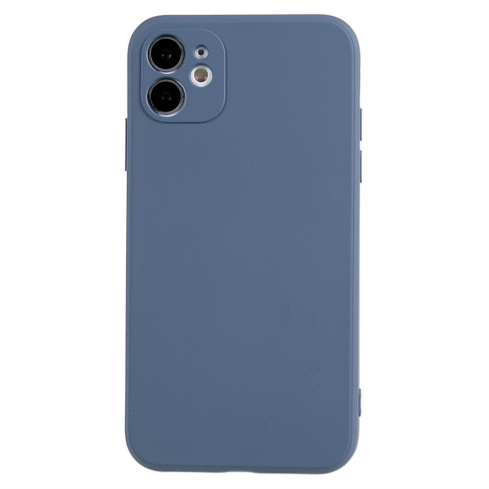 AMORUS For iPhone 11 Case Precise Cutouts TPU Fiber Lining Shockproof Phone Cover - Lavender Grey