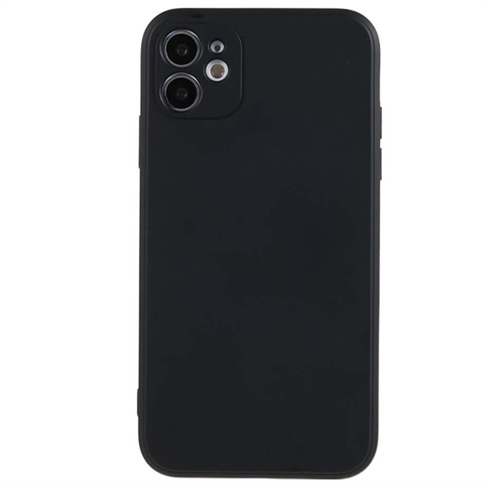 AMORUS For iPhone 11 Case Precise Cutouts TPU Fiber Lining Shockproof Phone Cover - Black