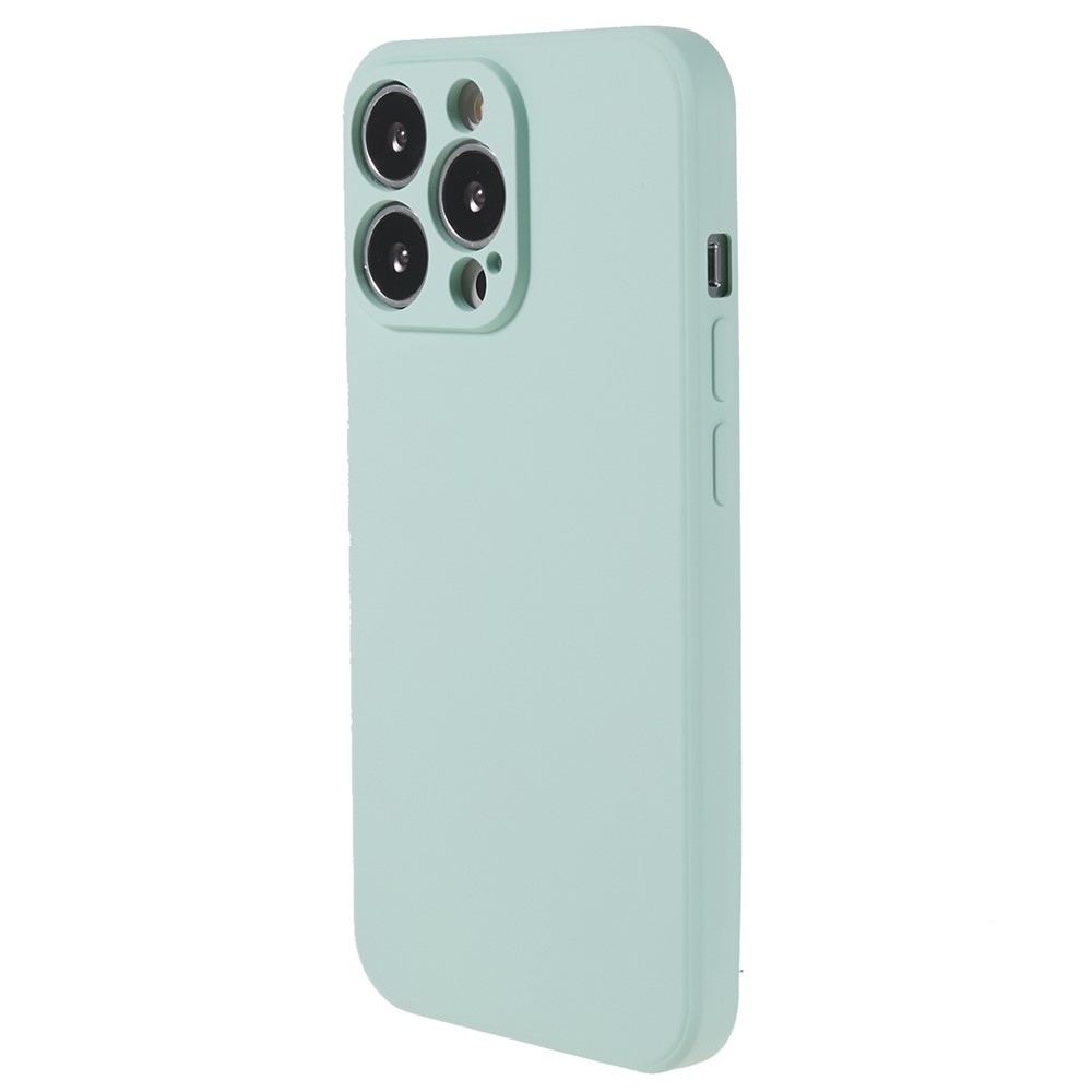 AMORUS For iPhone 13 Pro Case Precise Cutouts TPU Fiber Lining Shockproof Phone Cover - Baby Blue