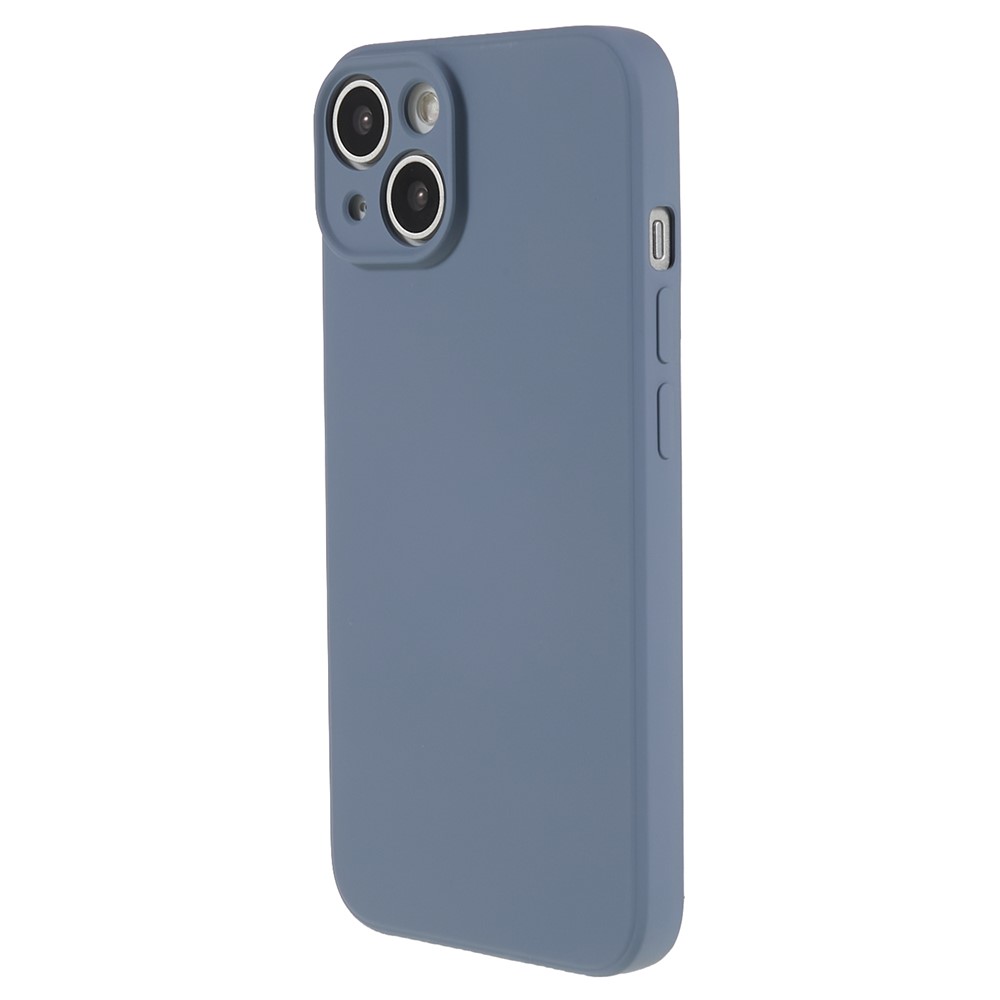 AMORUS For iPhone 13 Case Precise Cutouts TPU Fiber Lining Shockproof Phone Cover - Lavender Grey