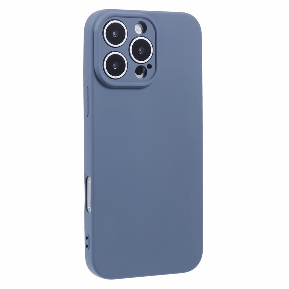 AMORUS For iPhone 16 Pro Case Precise Cutouts TPU Fiber Lining Shockproof Phone Cover - Lavender Grey