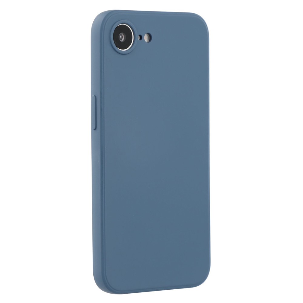 AMORUS For iPhone 16e Case Precise Cutouts TPU Fiber Lining Shockproof Phone Cover - Sapphire