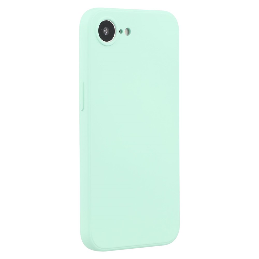 AMORUS For iPhone 16e Case Precise Cutouts TPU Fiber Lining Shockproof Phone Cover - Baby Blue