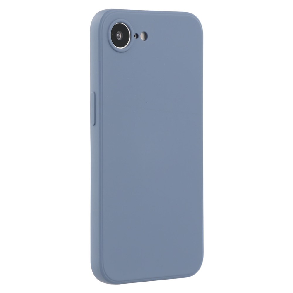 AMORUS For iPhone 16e Case Precise Cutouts TPU Fiber Lining Shockproof Phone Cover - Lavender Grey