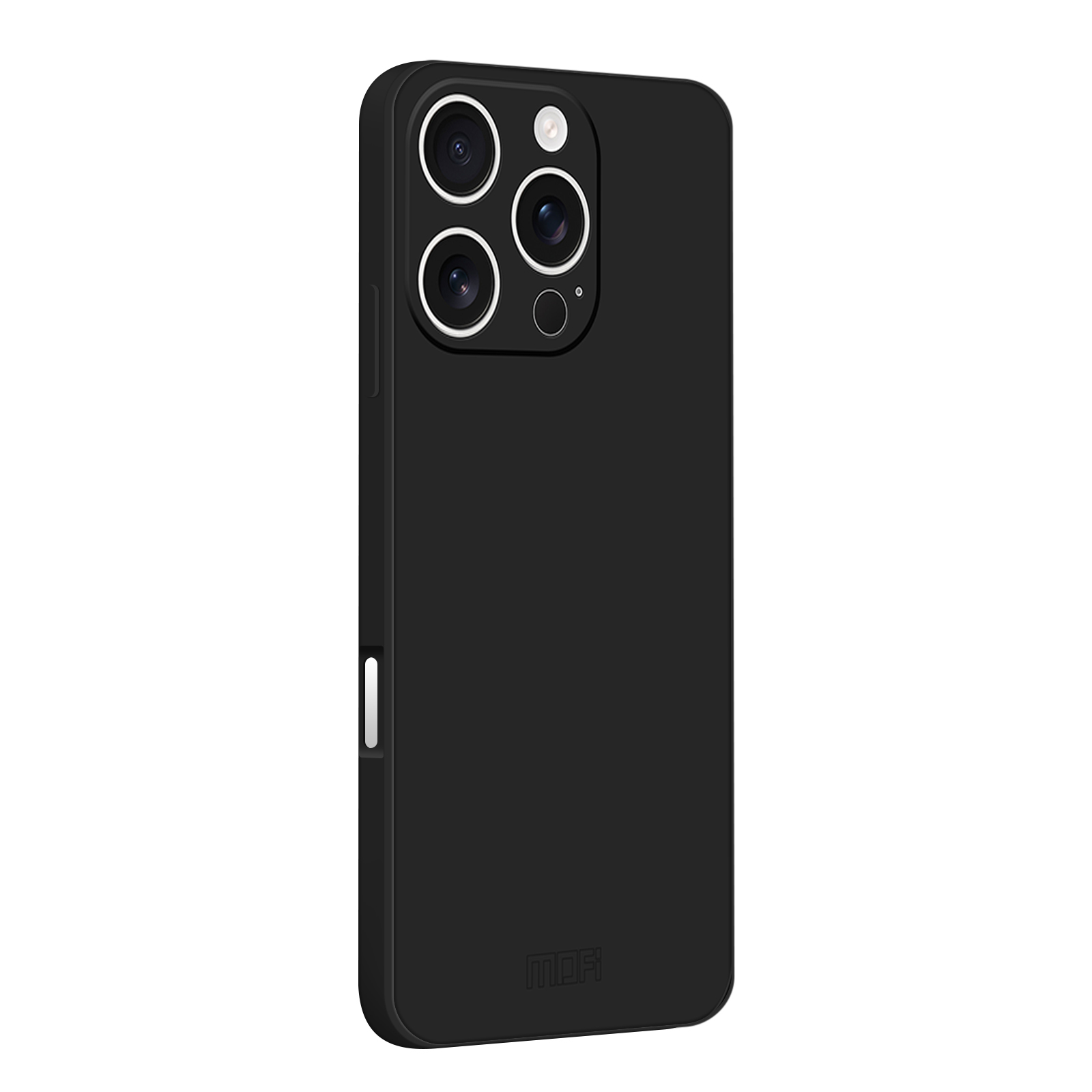 For iPhone 16 Pro Max Case MOFI Skin Touch Soft TPU Protective Phone Cover - Black