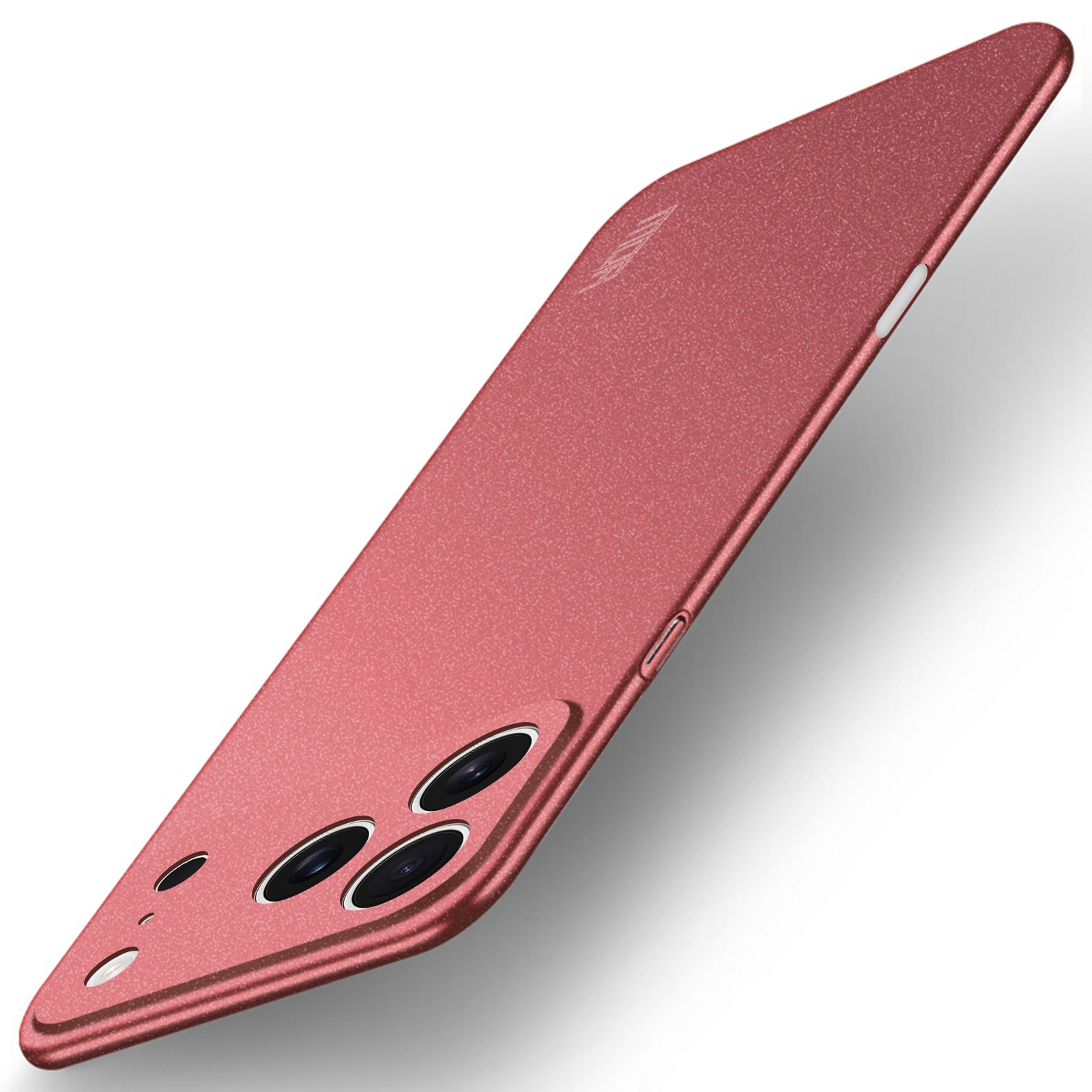 For iPhone 17 Pro Max PC Case MOFI Shield Matte Series Slim Fit Phone Cover - Red