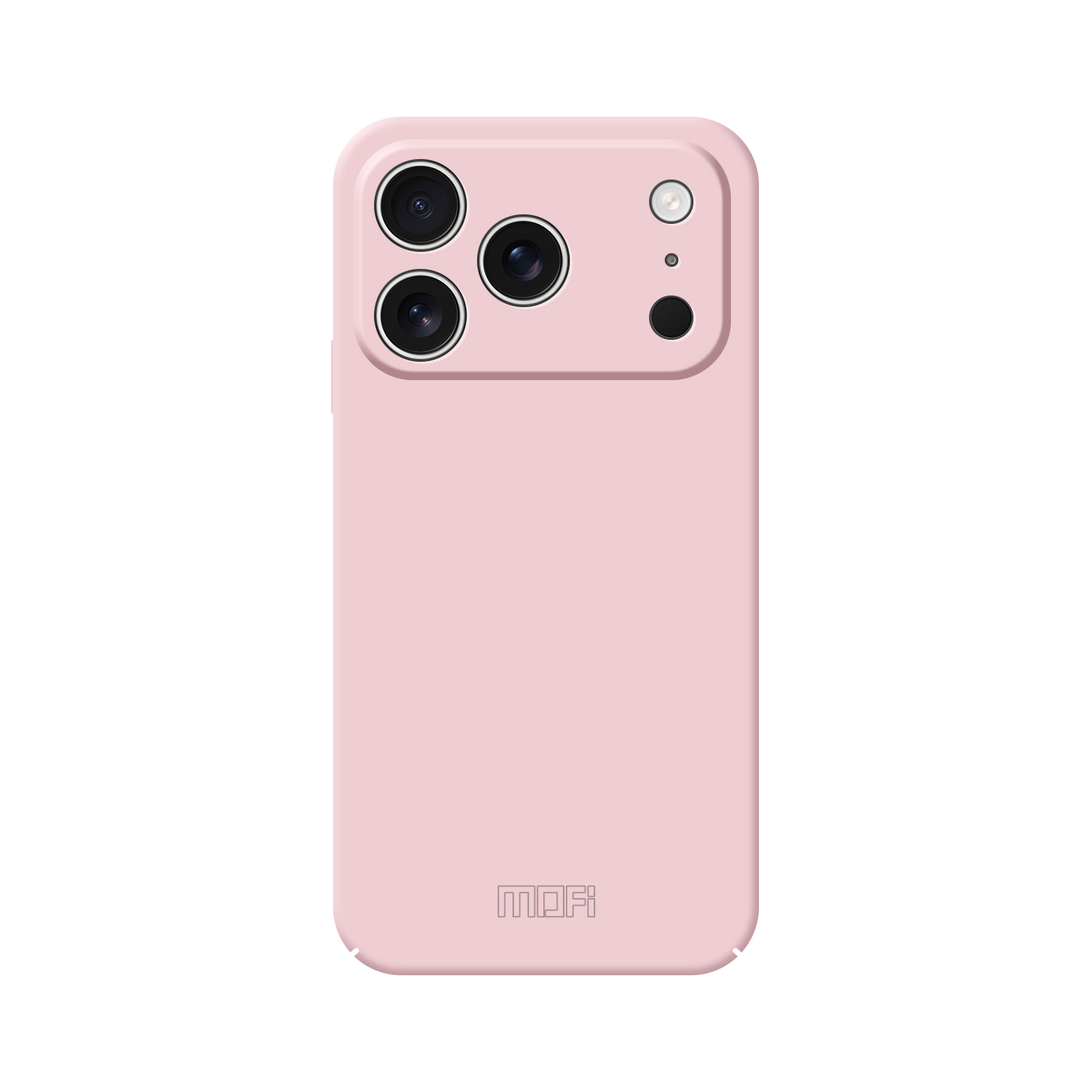 For iPhone 17 Pro Phone Case MOFI JK Qin Series Skin-Touch Matte Anti-fingerprint Back Cover - Pink