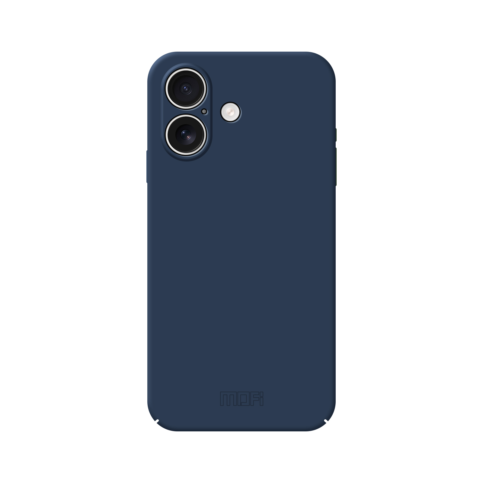 For iPhone 17 Phone Case MOFI JK Qin Series Skin-Touch Matte Anti-fingerprint Back Cover - Blue