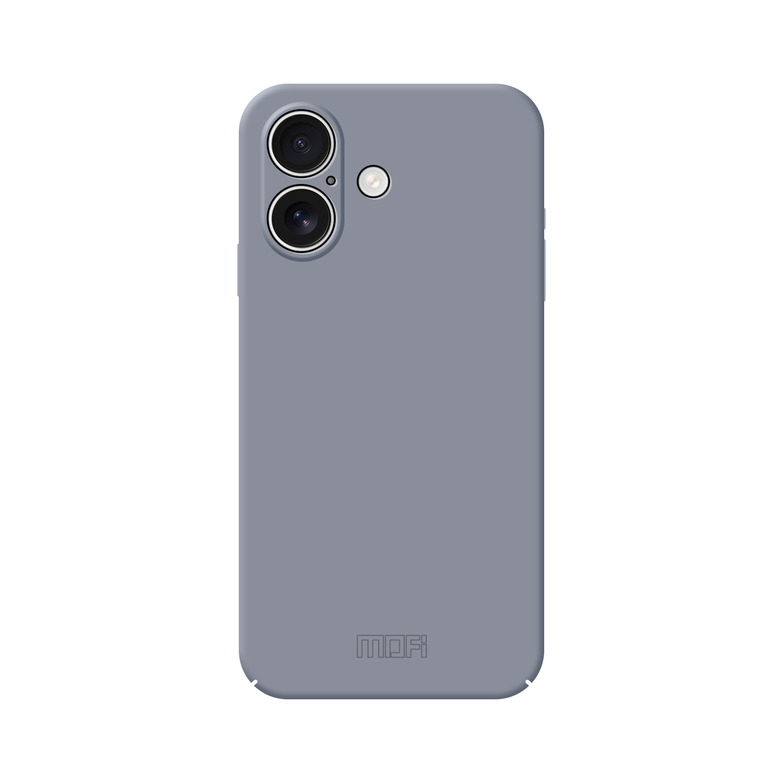 For iPhone 17 Phone Case MOFI JK Qin Series Skin-Touch Matte Anti-fingerprint Back Cover - Gray
