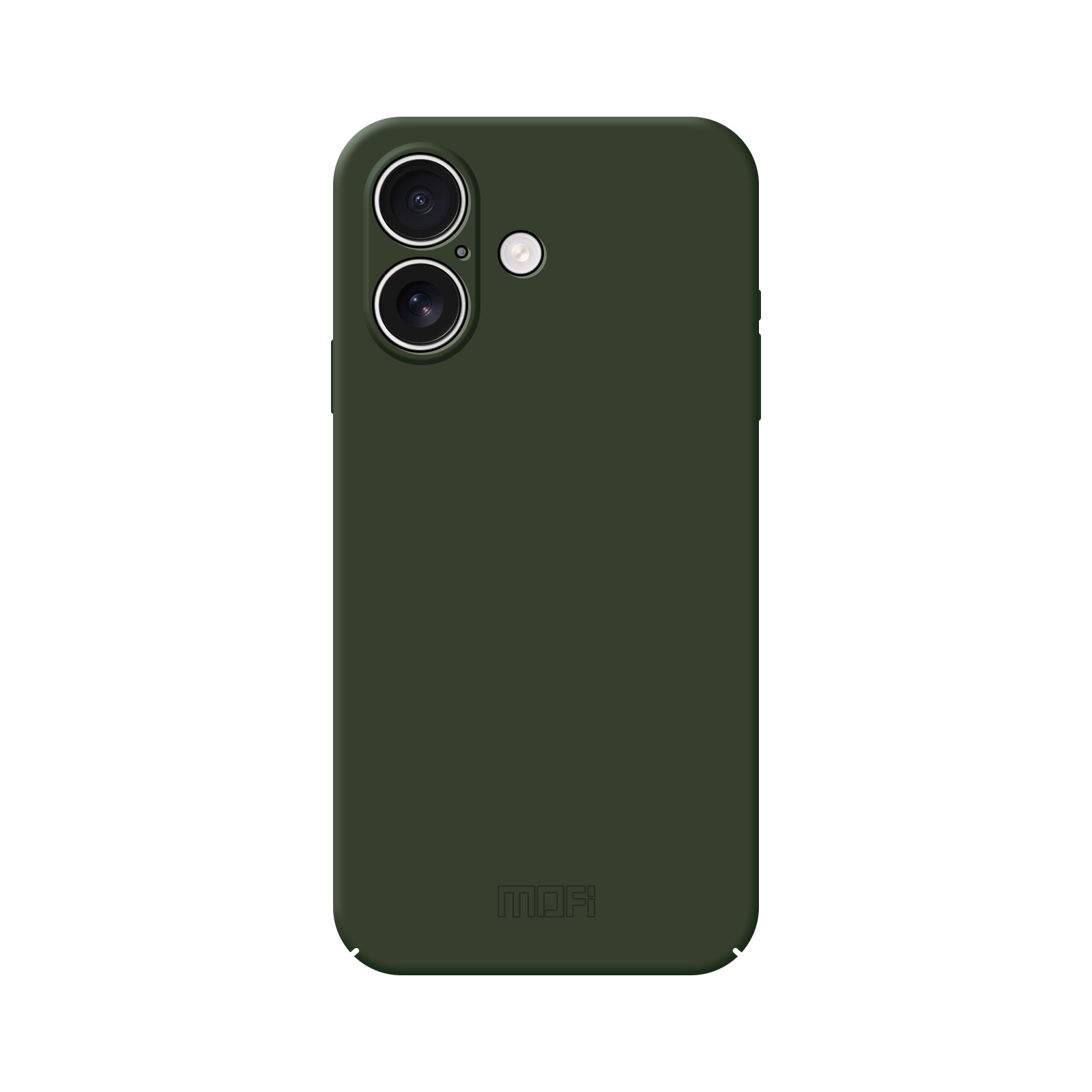 For iPhone 17 Phone Case MOFI JK Qin Series Skin-Touch Matte Anti-fingerprint Back Cover - Green