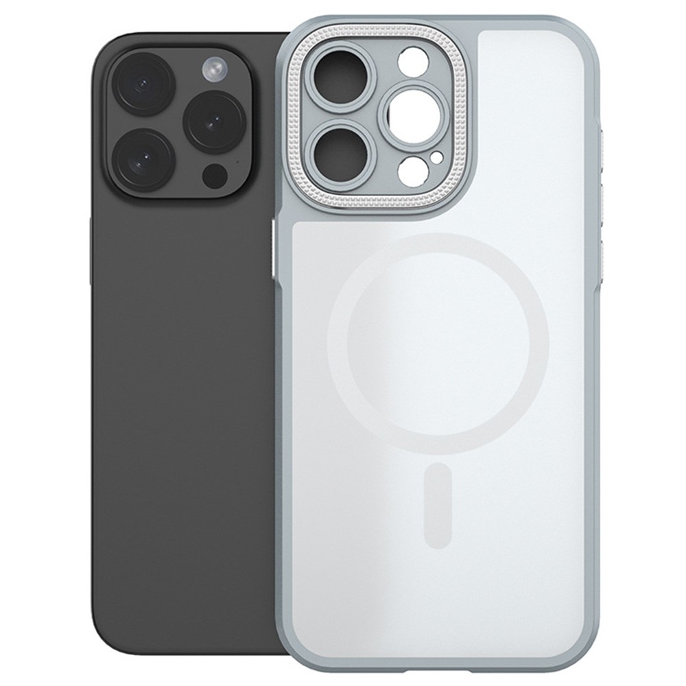 Bulk Purchasing For iPhone 14 Pro Case PC + TPU Precise Cutout Phone Cover Compatible with MagSafe - Grey