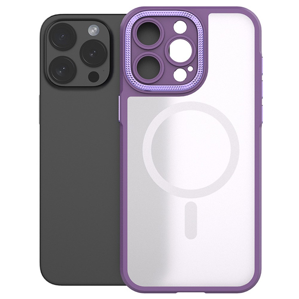 Bulk Purchasing For iPhone 13 Pro Max Case PC + TPU Precise Cutout Phone Cover Compatible with MagSafe - Purple