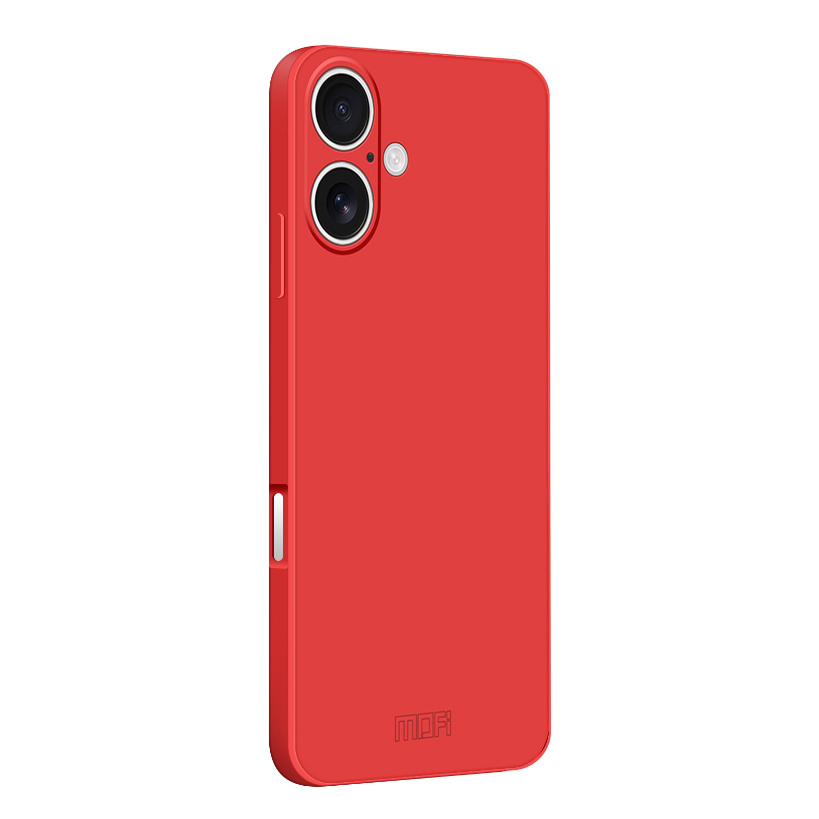 For iPhone 16 Case MOFI Skin Touch Soft TPU Protective Phone Cover - Red