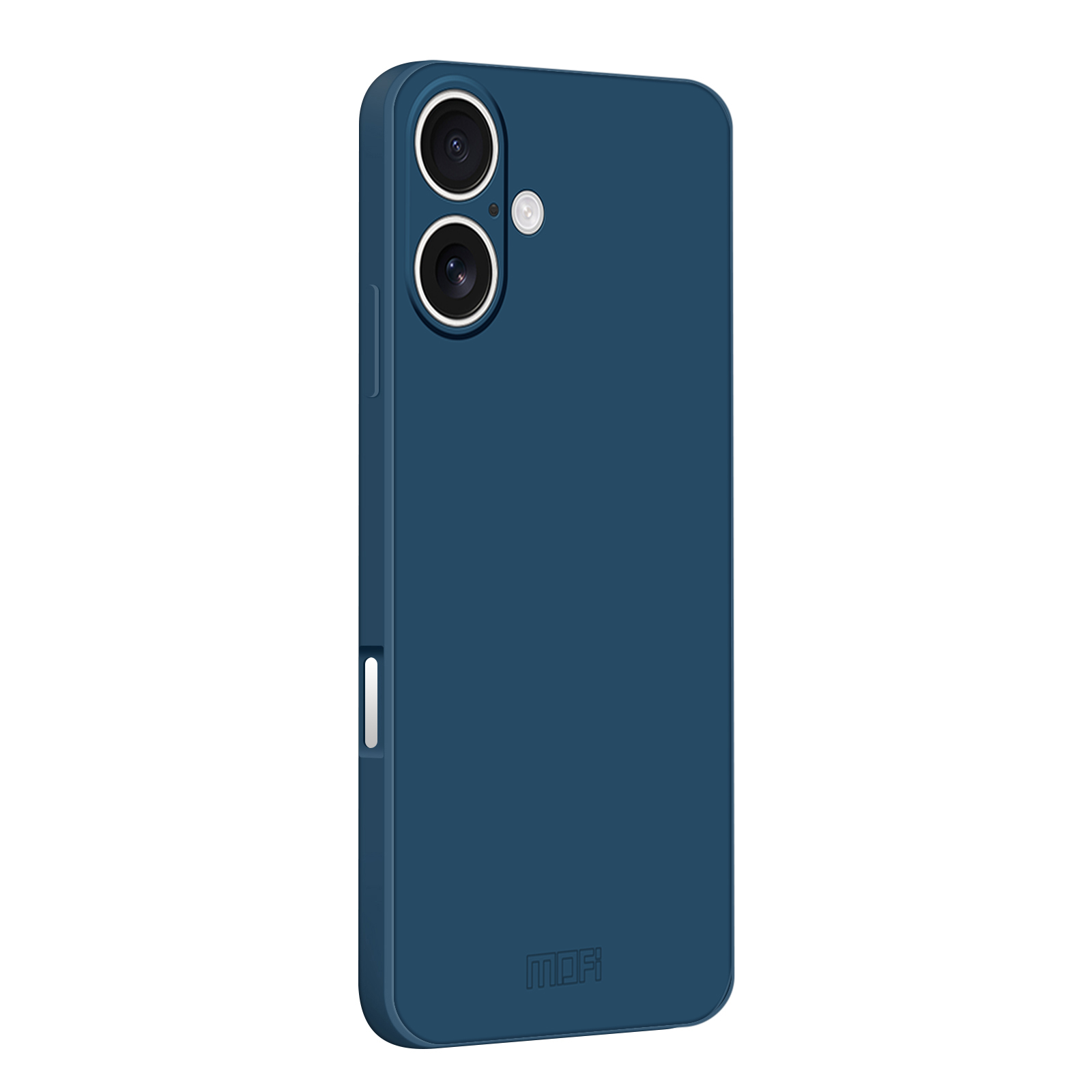 For iPhone 16 Plus Case MOFI Skin Touch Soft TPU Protective Phone Cover - Blue