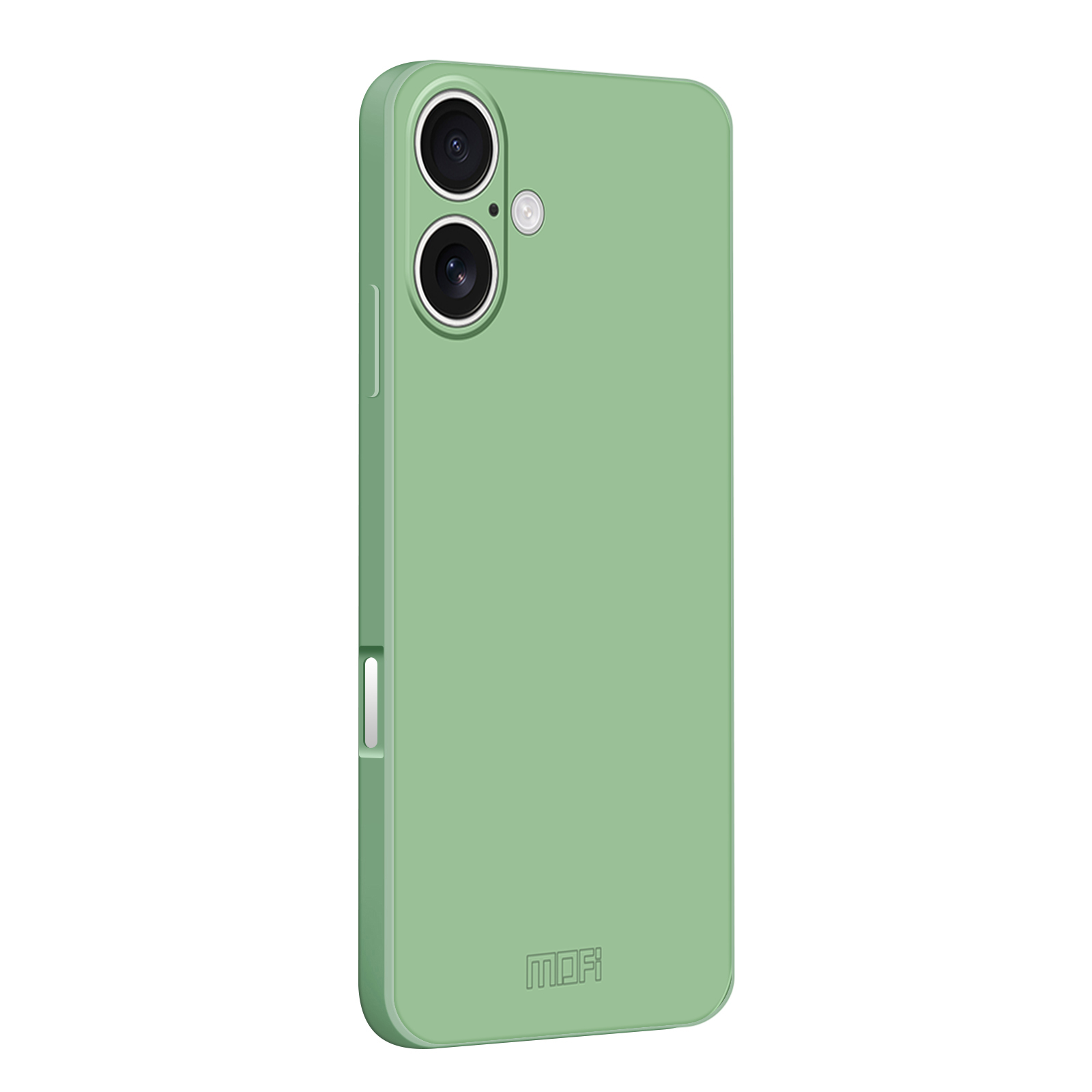 For iPhone 16 Plus Case MOFI Skin Touch Soft TPU Protective Phone Cover - Matcha Green