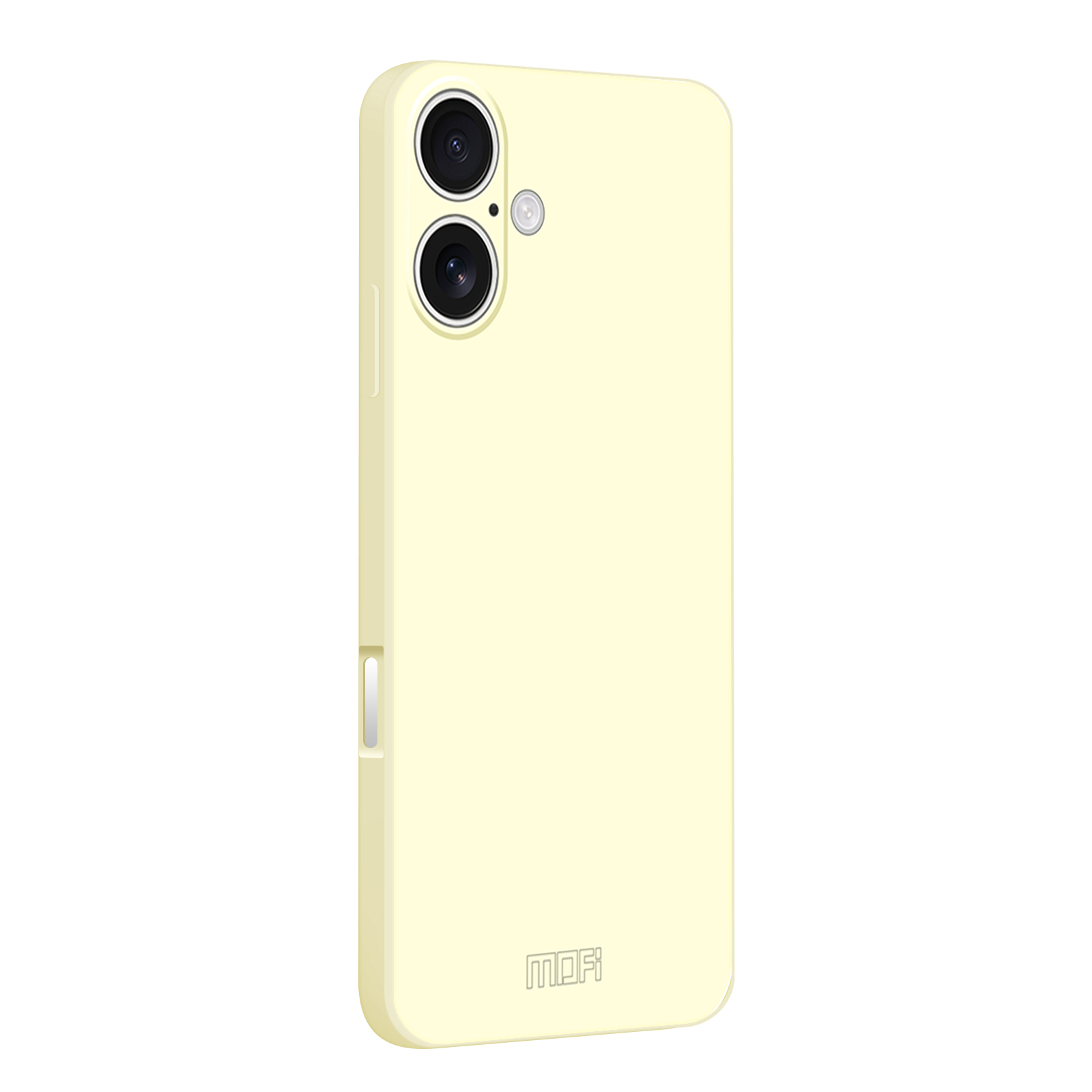 For iPhone 16 Plus Case MOFI Skin Touch Soft TPU Protective Phone Cover - White