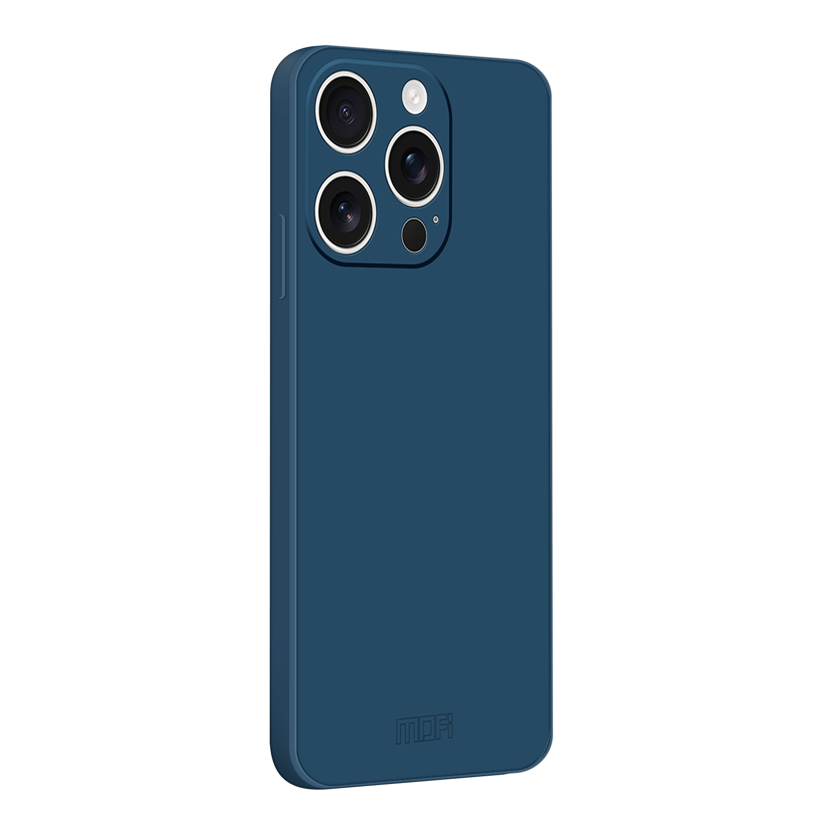 For iPhone 15 Pro Case MOFI Skin Touch Soft TPU Protective Phone Cover - Blue