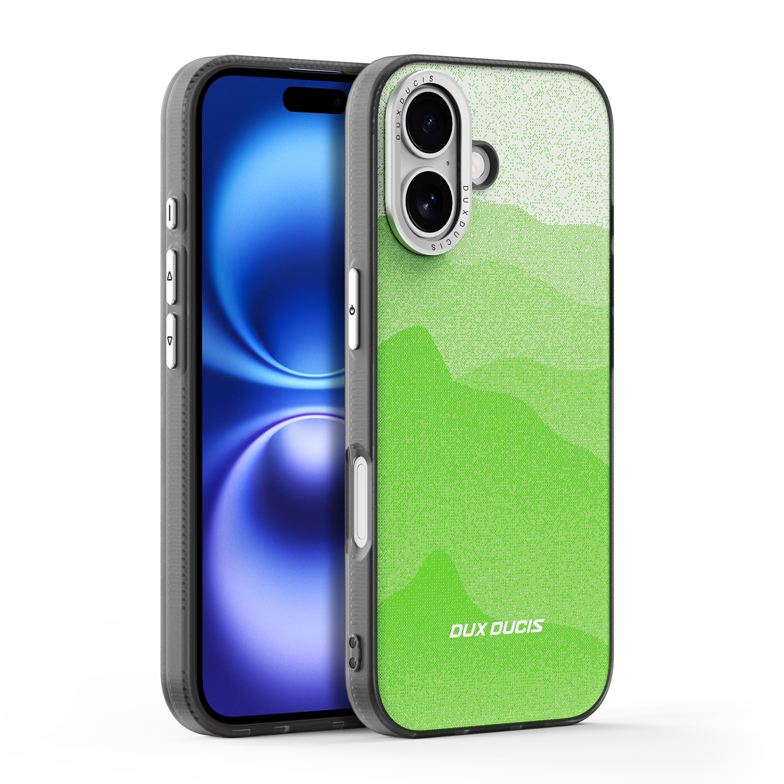 For iPhone 17 Case DUX DUCIS Moro Series Compatible with MagSafe UV Pattern Leather + PC + TPU Phone Cover - Green