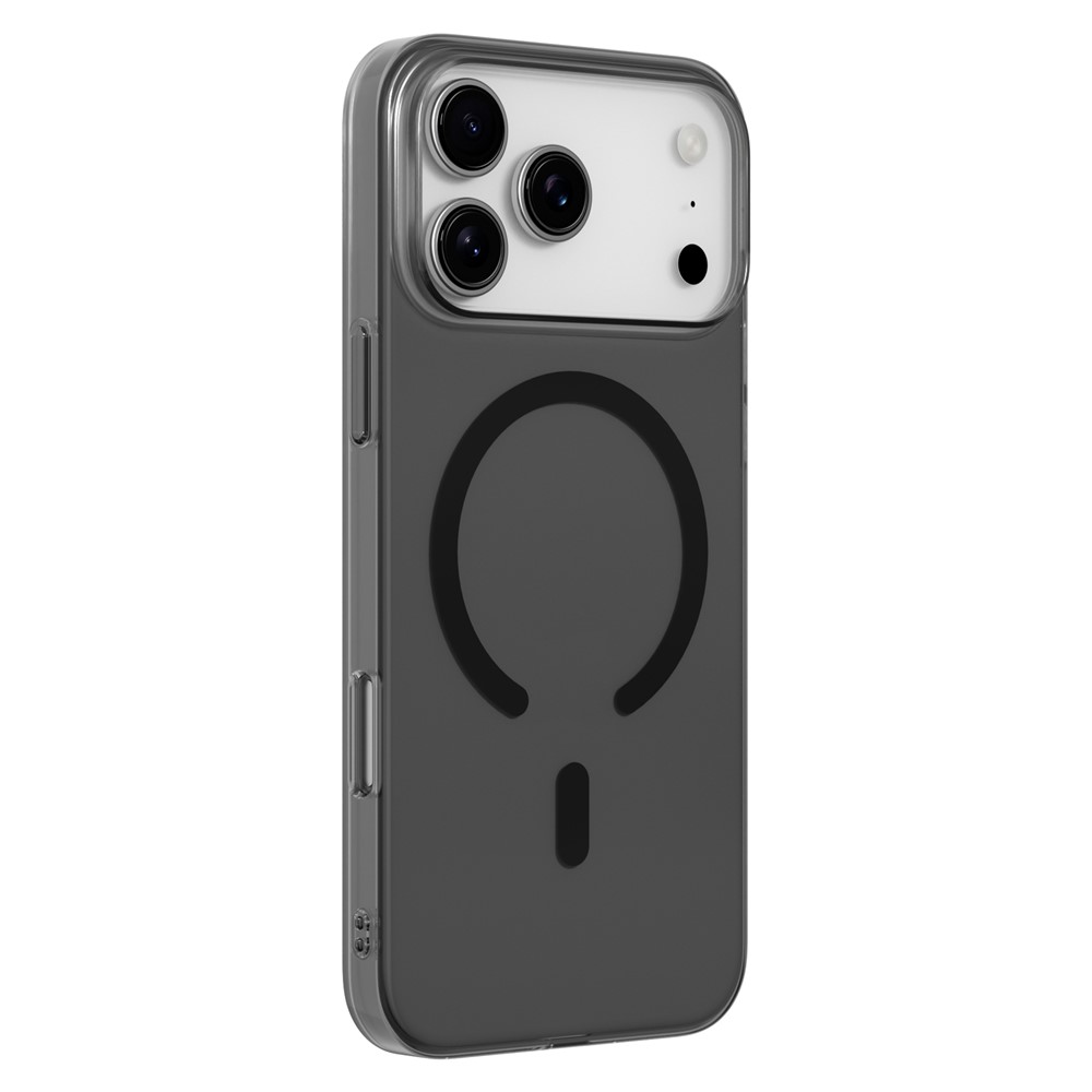 YOUNGKIT For iPhone 17 Pro Max Case Compatible with MagSafe Hard PC Phone Back Cover - Transparent Black