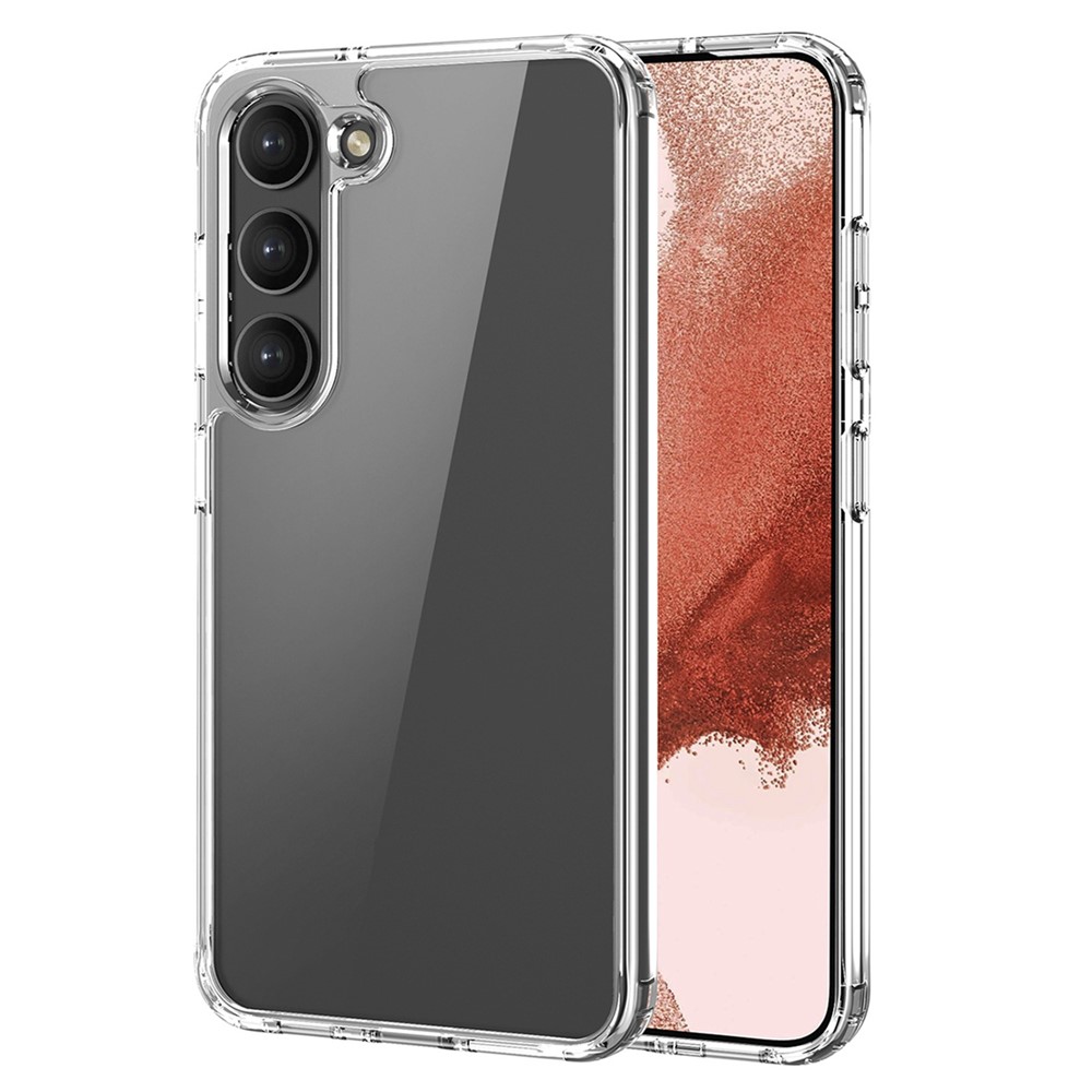 DUX DUCIS Clin Series For Samsung Galaxy S23 Plus Transparent TPU + PC Drop-proof Cover Anti-yellowing Phone Case-1