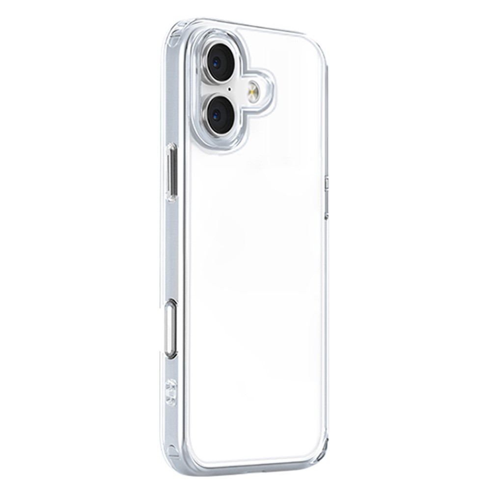 COTECi For iPhone 17 Clear Phone Case AI Camera Cutout Shockproof TPU PC Back Cover