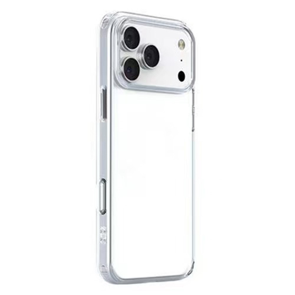 COTECi For iPhone 17 Pro Max Clear Phone Case AI Camera Cutout Shockproof TPU PC Back Cover