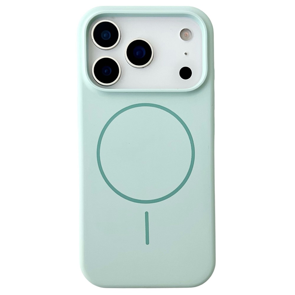 For iPhone 17 Pro Max Case Compatible with MagSafe Liquid Silicone Anti-Drop Phone Cover - Green