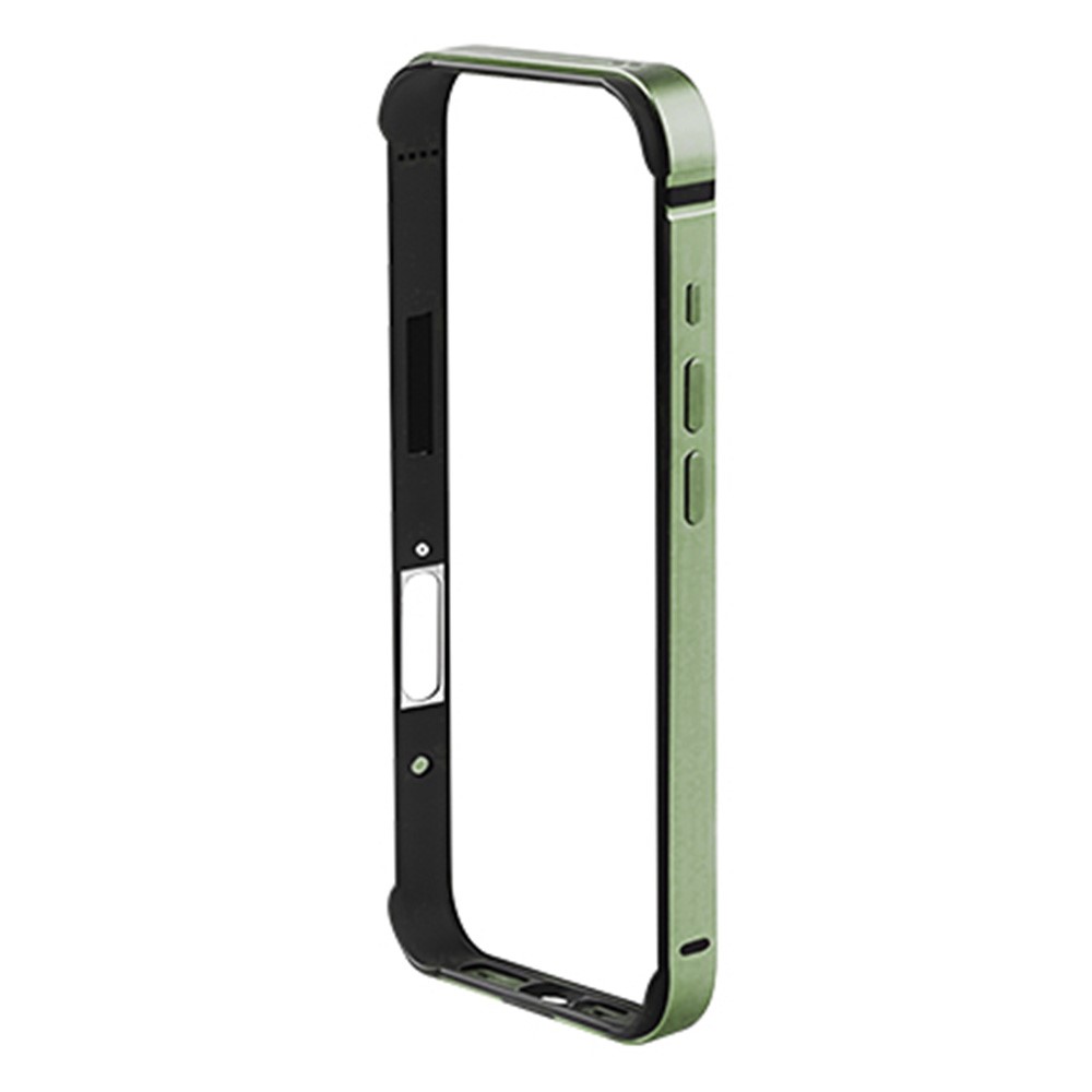 COTECI For iPhone 17 Case Aluminum Alloy Silicone Bumper Shockproof Heat Dissipation Phone Frame - Light Green