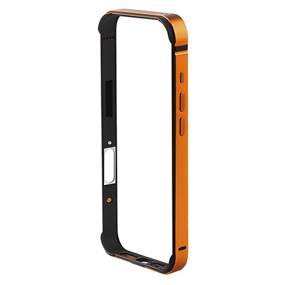 COTECI For iPhone 17 Pro Max Case Aluminum Alloy Silicone Bumper Shockproof Heat Dissipation Phone Frame - Orange