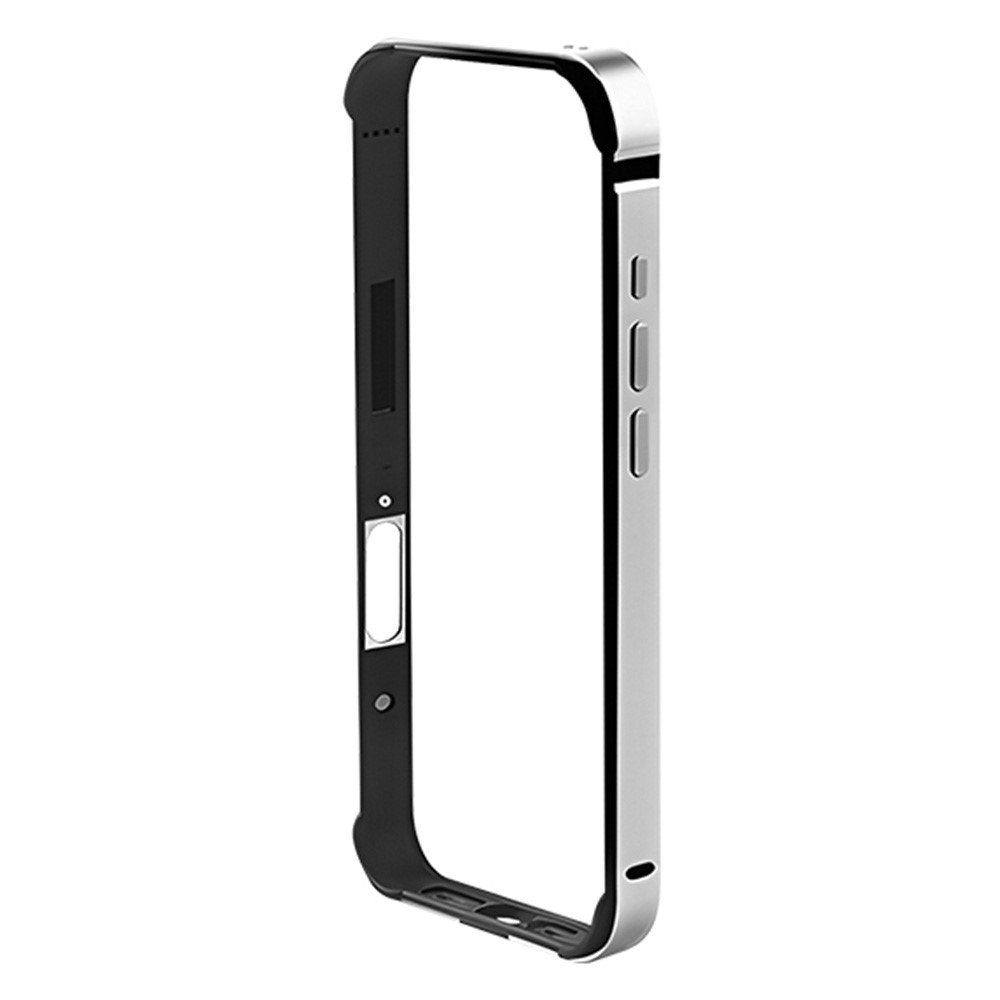 COTECI For iPhone 17 Pro Max Case Aluminum Alloy Silicone Bumper Shockproof Heat Dissipation Phone Frame - Grey