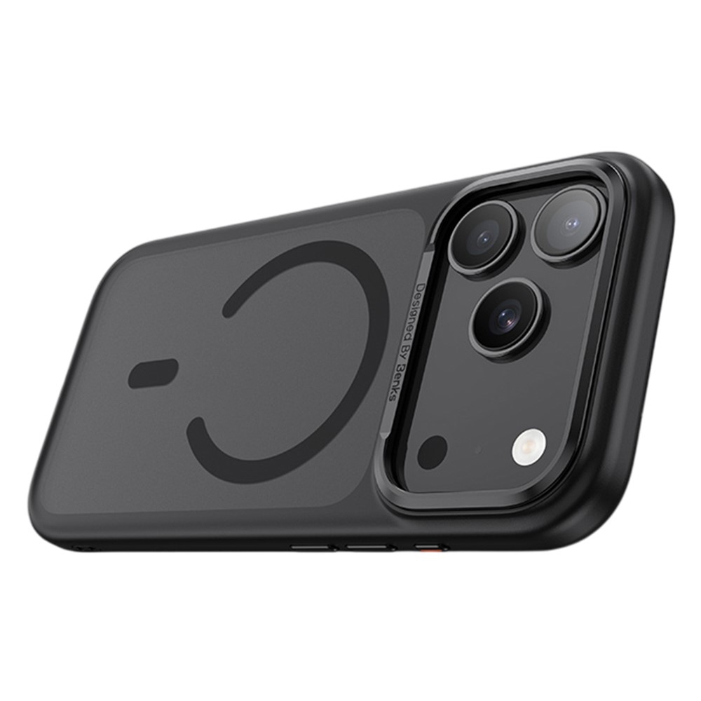 BENKS For iPhone 17 Pro Max Magnetic Case Skin Feel TPU + PC Phone Cover Compatible with MagSafe - Black