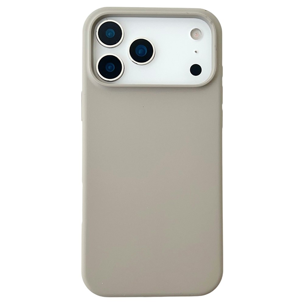 For iPhone 17 Pro Max Case Compatible with MagSafe Liquid Silicone Phone Back Cover - Light Grey