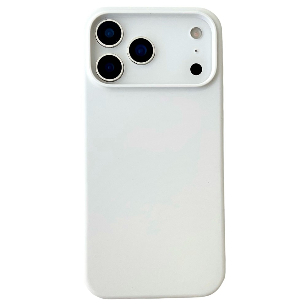 For iPhone 17 Pro Max Case Compatible with MagSafe Liquid Silicone Phone Back Cover - White