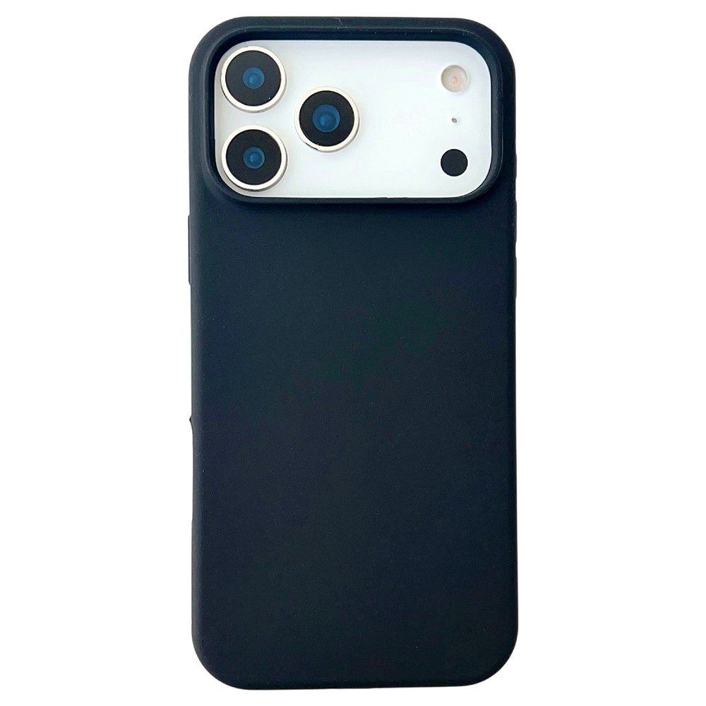 For iPhone 17 Pro Max Case Compatible with MagSafe Liquid Silicone Phone Back Cover - Black