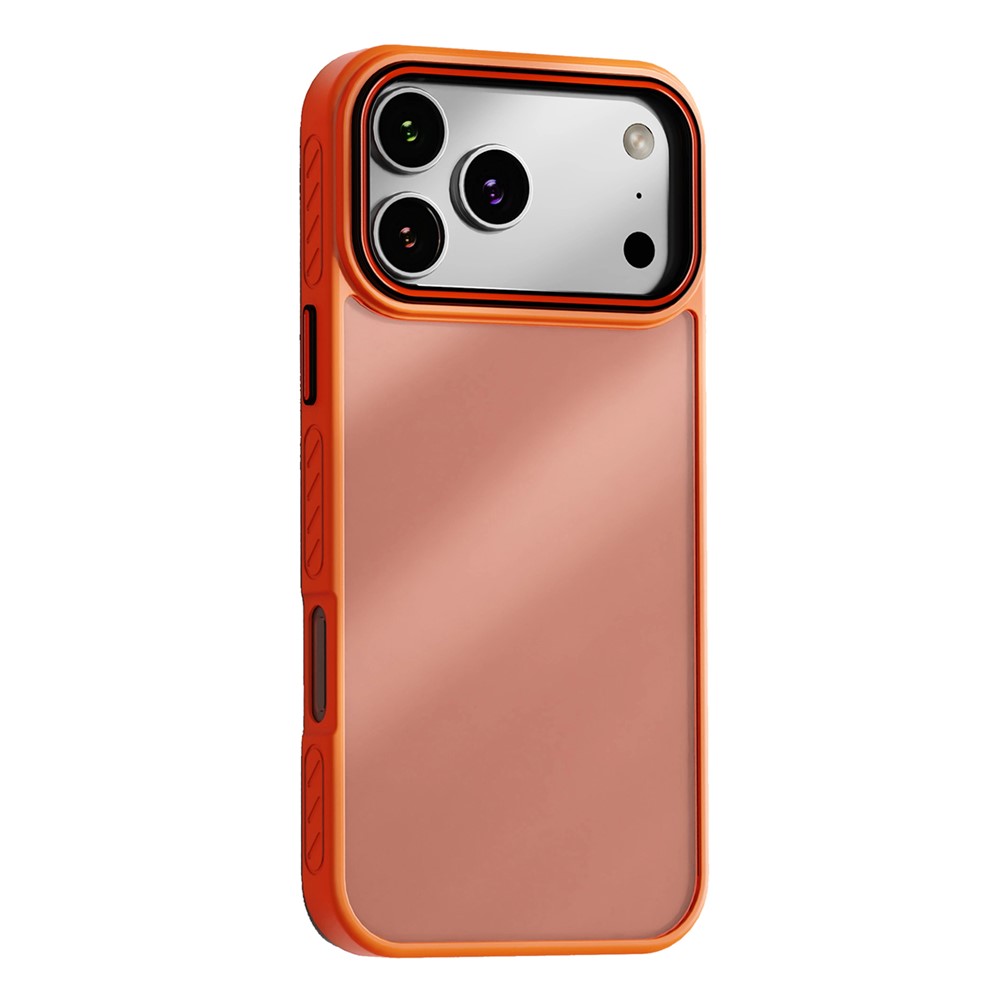 For iPhone 17 Pro Max Case PC + TPU Anti-Slip Matte Phone Cover - Orange