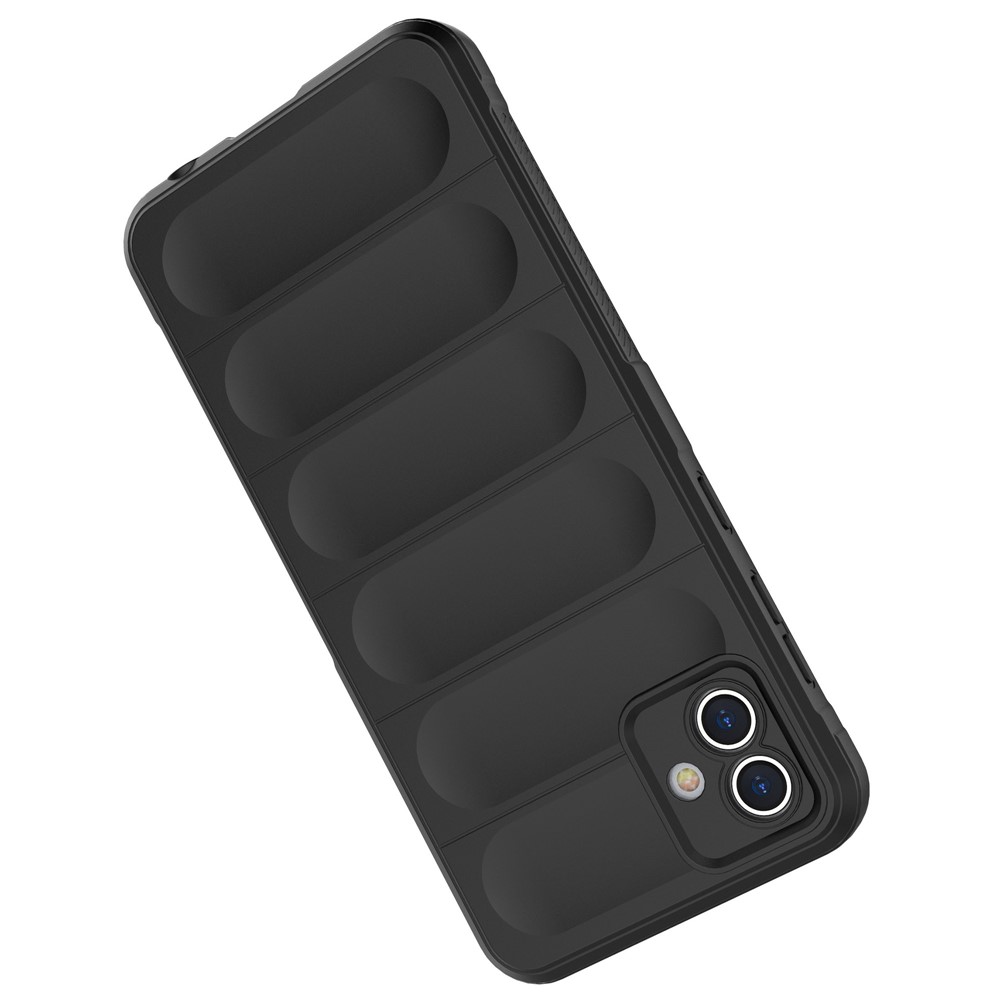 For Samsung Galaxy A04 4G (164.4 x 76.3 x 9.1 mm) Flexible TPU Mobile Phone Back Cover Fall Prevention Phone Protective Case - Black-4